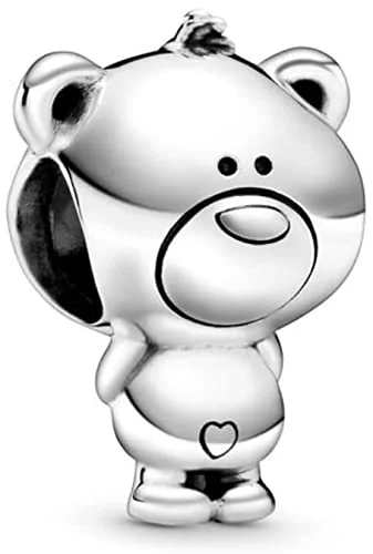 

Little Bear Charm925 Sterling Silver Fits Pandora Charms Bracelets for Woman Girl Beads Gifts for Women Bracelet and Necklace