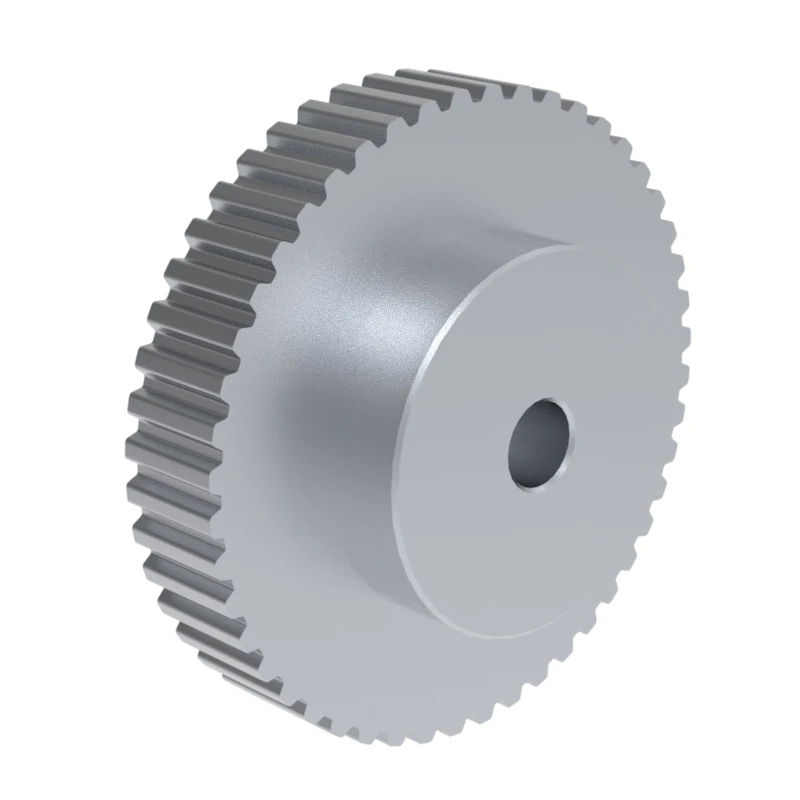 48 зубьев 5 мм Шаг алюминиевый зубчатый Шкив HTD м для шагового двигателя с ступицей