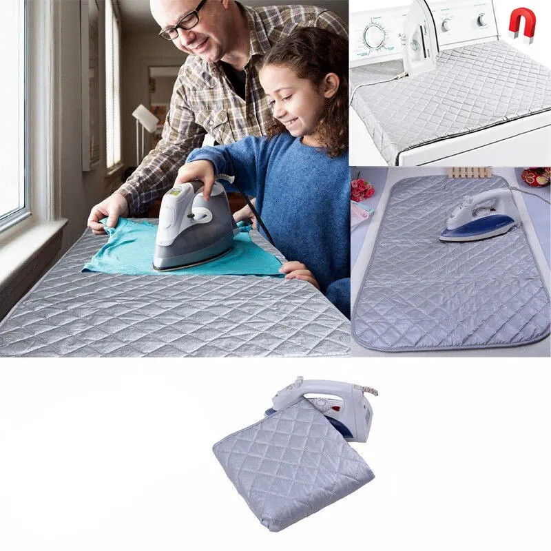 48*85cm / 60*55cm Ironing Mat Laundry Pad Washer Dryer Cover Board Heat Resistant Blanket Mesh Press Clothes Protect Protector | Дом и сад