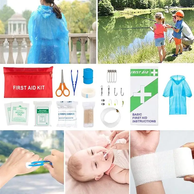 1set 1KG Complete Outdoor Survival Kit Emergency Gear First Aid Compatible Equipment Camping Hunting Kits | Спорт и развлечения