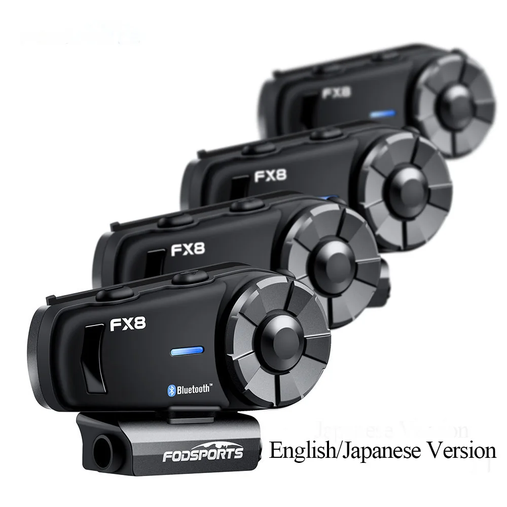 

Гарнитура Fodsports FX8 с Bluetooth-шлемом, Интерком 2000 м, 4 шт.