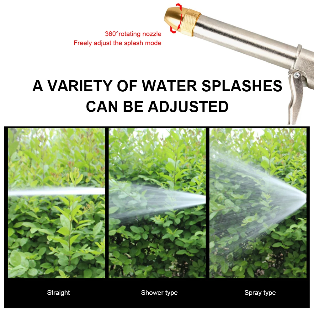 

High-pressure Water Gun 15m/30m Garden Hose For Cleaning Car Wash Machine Garden Watering Hose Nozzle Sprinkler Foam Water Gun