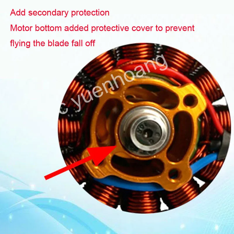 

1PC Agriculture Drone Multicopter Large Power High Speed Brushless Motor 5010 KV280/KV3400 for RC Plant UAV Accessories