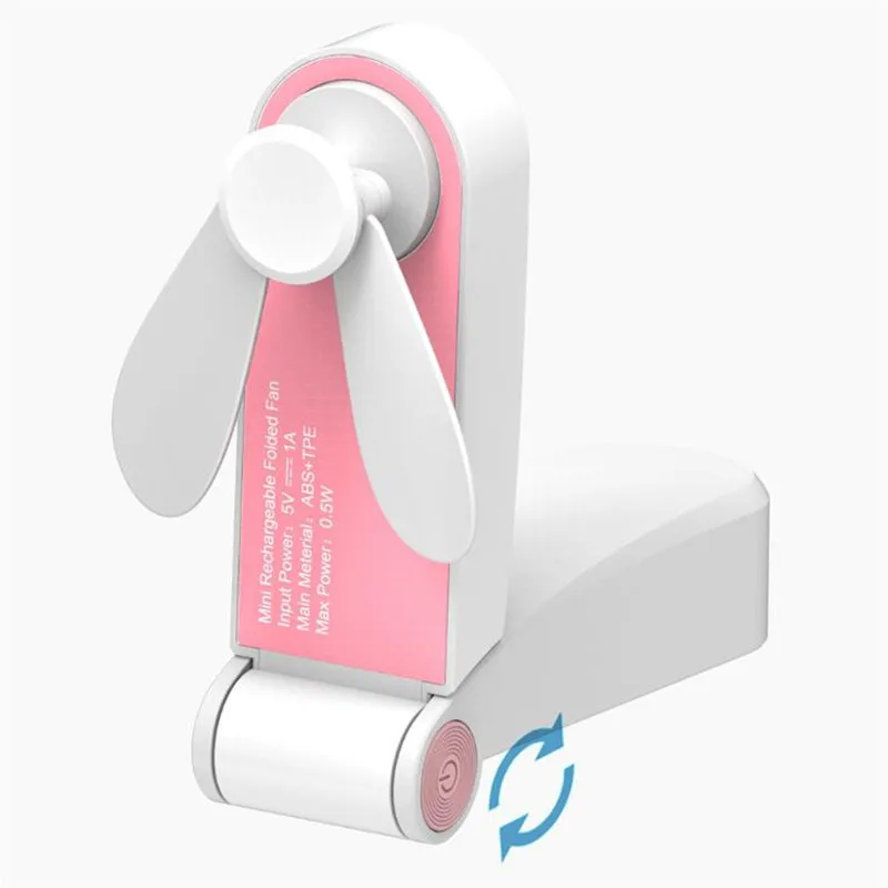Handheld-Pink Hands-Free подвесной USB Перезаряжаемый шейный вентилятор мини Кондиционер летний портативный уличный спортивный кулер поддержка дропшиппинг - Цвет: Handheld-Pink
