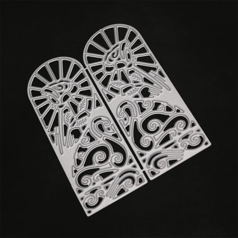 Роза дверь резки штампы фоновая рамка металл ремесло высечки для бумага