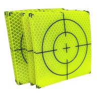 new 10cm reflector sheet for total station survey geography fluorescent green sheet reflective tape sticker 100 100 mm