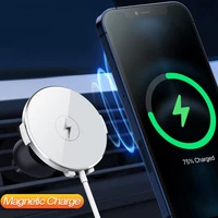 magnetic car wireless charger 15w qi fast charging holder air vent magnet smartphone bracket for iphone 13 12 pro max 12 mini xs