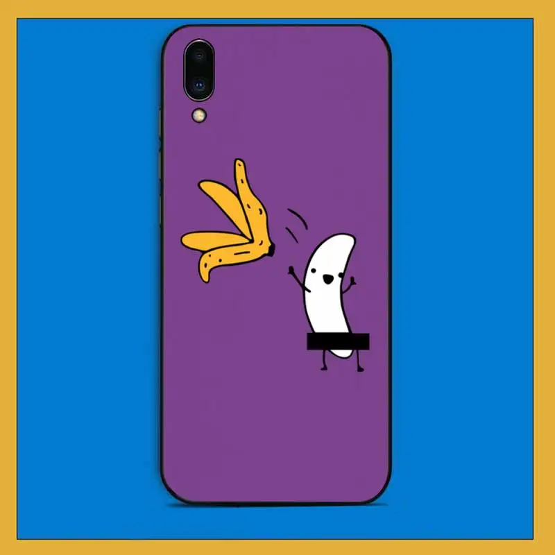 TOPLBPCS смешной банан чехол для телефона Vivo Y91C Y11 17 19 53 81 31 91 55 V17 11i 9 fot oppo|Бамперы| |