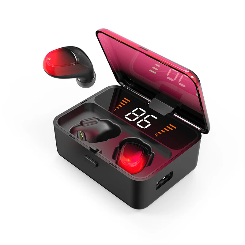 ES01 True Беспроводной наушники с зарядный чехол Bluetooth спроектированы для самого