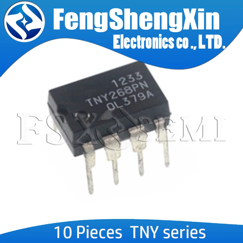 Переключатель TNY266PN TNY255PN TNY264PN TNY268PN TNY274PN TNY275PN TNY276PN TNY277PN TNY278PN TNY280PN DIP IC 10 шт. |