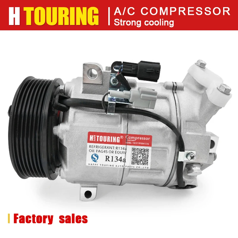 Новый компрессор переменного тока для NISSAN ALTINA Sylphy SENTRA Серена 1 8 2 0 12V 2007-2013 92600ET81B