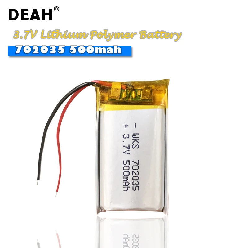 3 7 V Lipo cells 702035 500mah литиевая полимерная аккумуляторная батарея для MP3 MP4 GPS