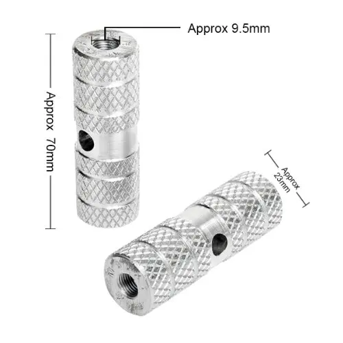 2 х BMX горный велосипед Велосипед ось педаль сплав ног трюк колышки цилиндр