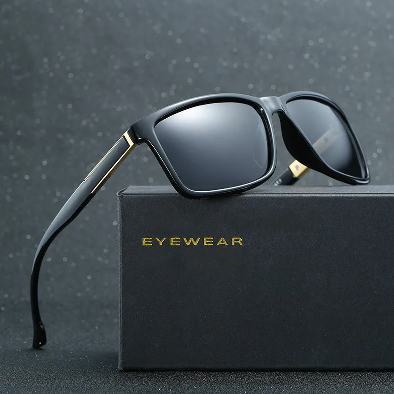 Мужские солнцезащитные очки поляризационные в стиле ретро для вождения спорта