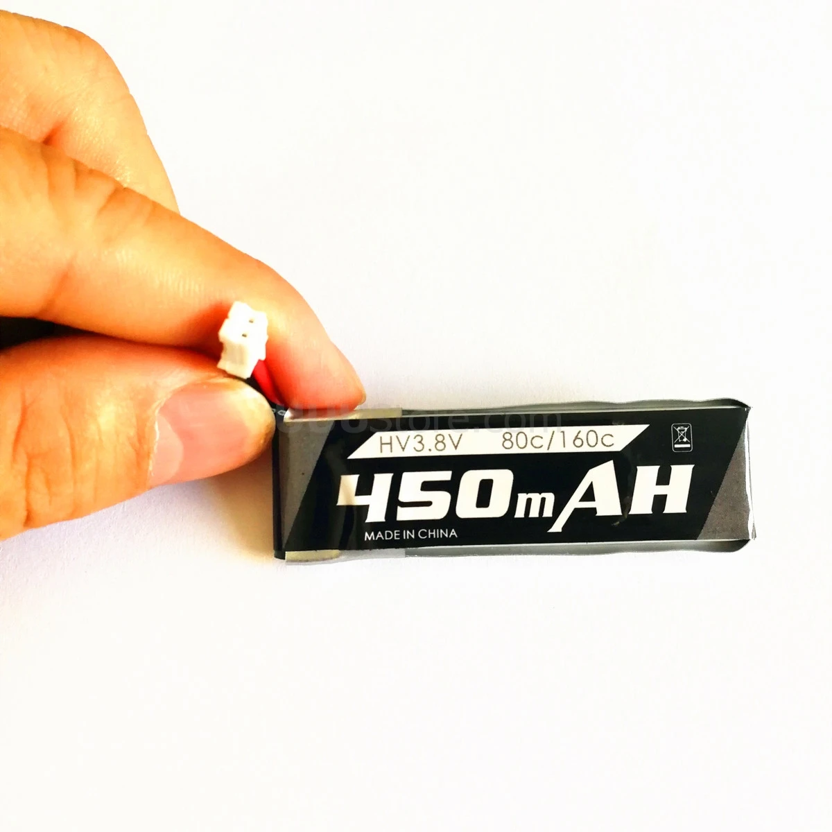 

Emax HV 1s 3.7V 450mAH 80c/160c Lipo Battery For Emax Indoor Tinyhawk FPV Racing Drone