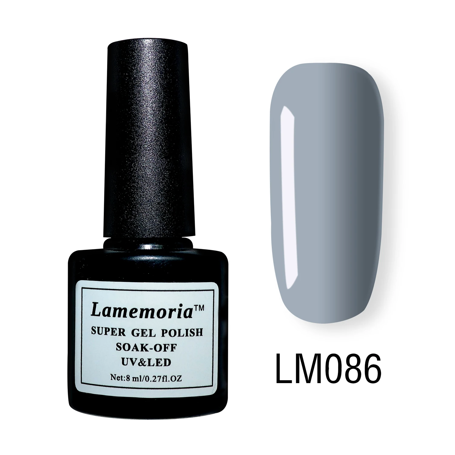 LM086 Lamemoria, 8 мл, Гель-лак для ногтей, гибридный, все для маникюра, 60 цветов, полуперманентный УФ лак для ногтей, Prime Gel Ongle Paznokcie - Цвет: LM086