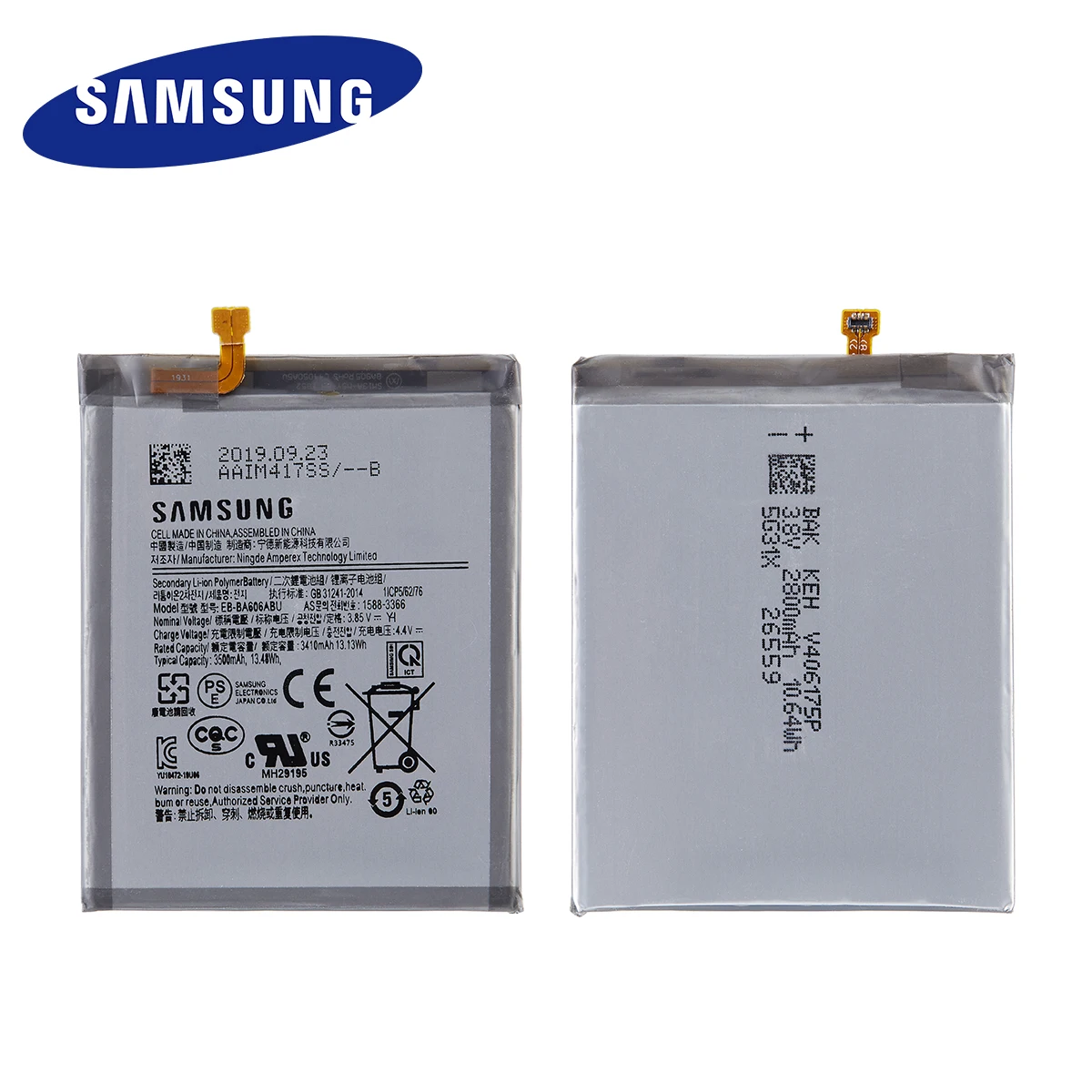 SAMSUNG-bater&iacute;a original de EB-BA606ABU para Samsung Galaxy A60 SM-A606F/DS, 3500mAh, SM-A6060, herramientas-4