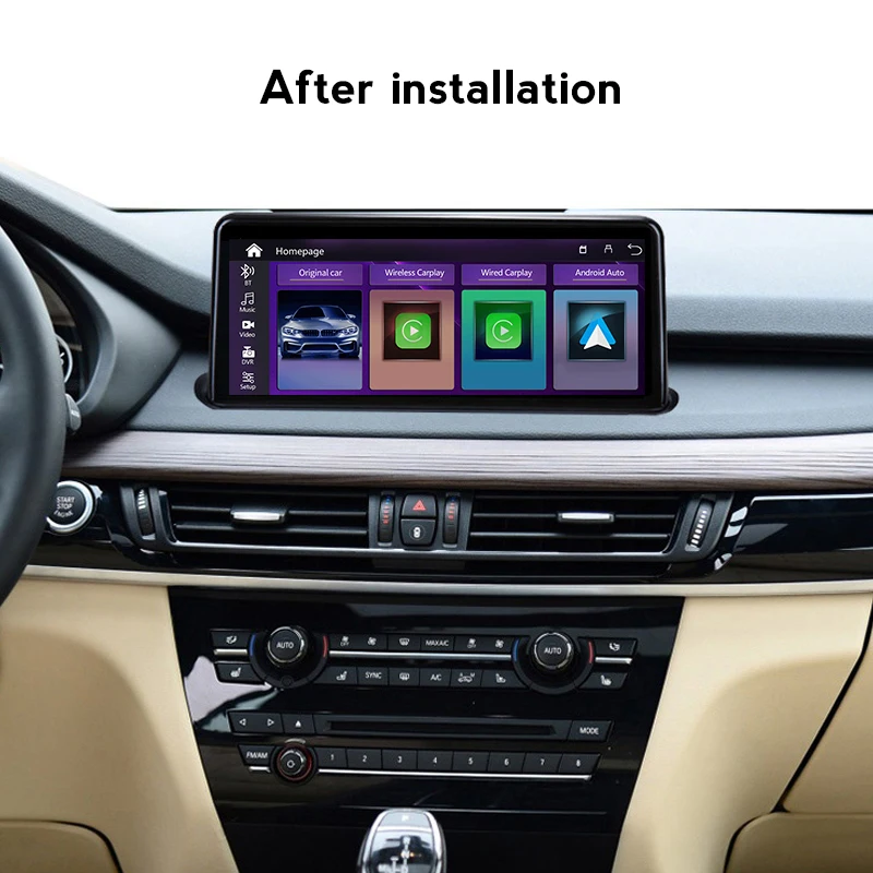 Wireless Apple CarPlay and Android Auto Car Multimedia Screen For BMW X5 X6 E70 E71 2007-2017 CCC CIC Head Unit GPS IOS IPhone | Автомобили