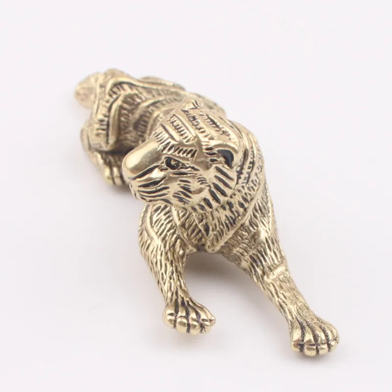 Медный брелок подвеска со знаками Зодиака тигром подвесные безделушки латунный