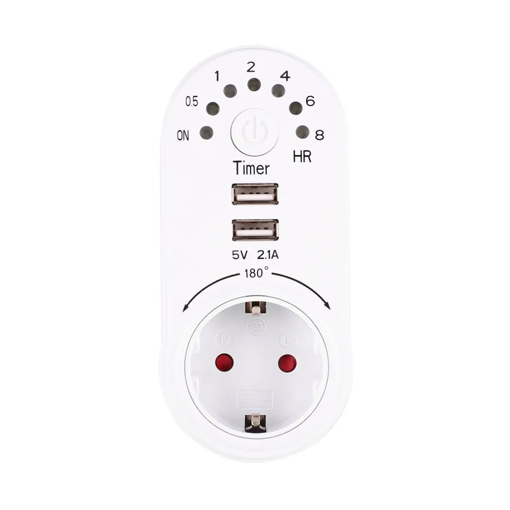 220 В таймер мини USB 5V 2.1A адаптер розетка с защитой штекеров-в комплекса предпусковых операций энергии экономии электронный контроллер времени