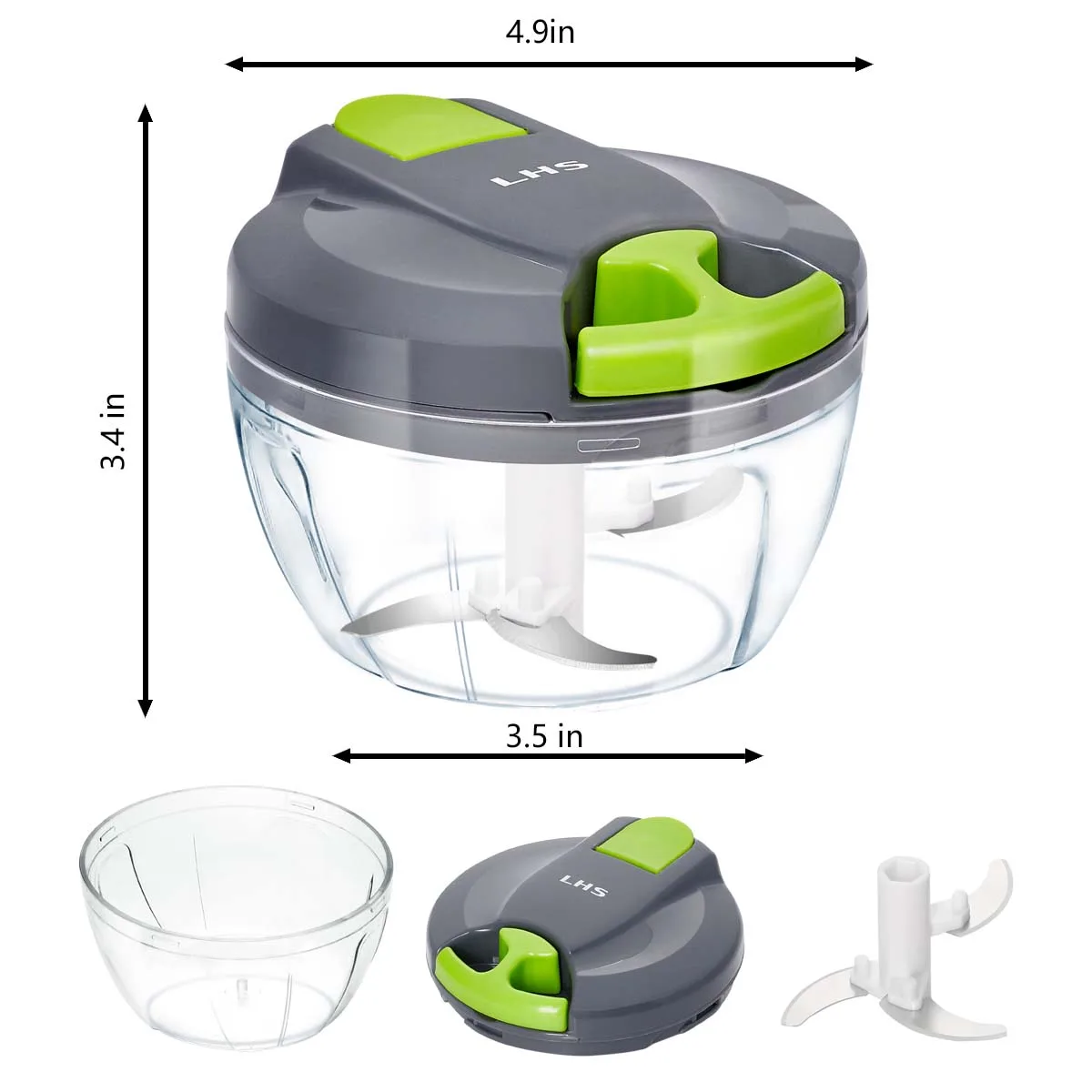 

Manual Food Chopper Food Processor Vegetable Fruits Meat Cutter Shredder Garlic Onion Chopper Gadgets for Men Kitchen Gadgets