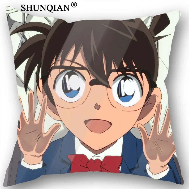 

New Detective Conan Pillowcase Wedding Decorative Pillow Case Customize Gift For Pillow Cover 35X35cm,40X40cm(One Sides)
