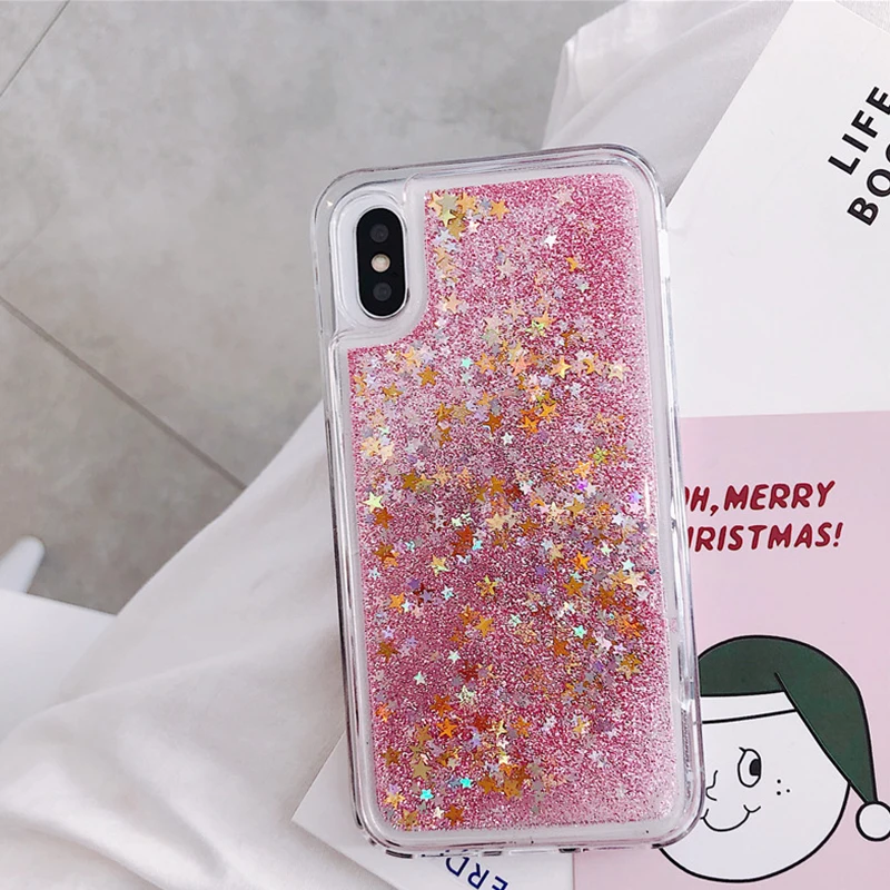 Жидкий зыбучий песок для Xiaomi Mi 10 7 9T 9S Note 6 Pro Redmi 9 8 K40 5 Роскошный телефон 9A 9C Мягкая