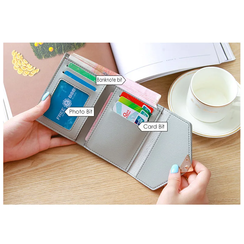 Новинка 2019 маленькие бумажники в форме свежего сердца для женщин Дамский