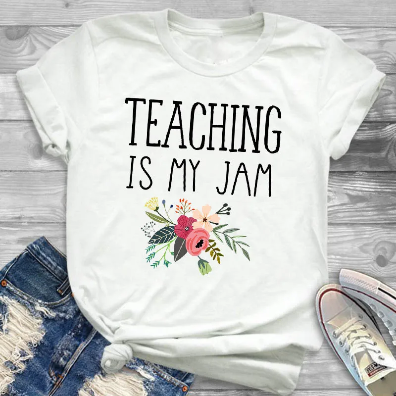 

Women Lady T Shirt Not Teaching Beaching Printed Tshirt Ladies Short Sleeve Tee Shirt Women Female Tops Clothes Graphic T-shirt