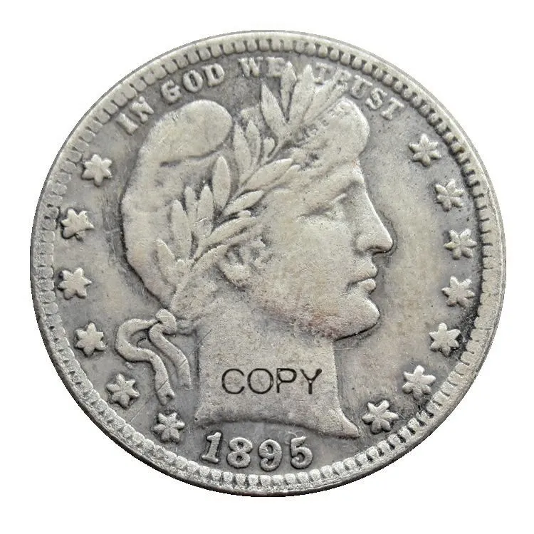

1895 долларов США/с, Парикмахерская Посеребренная копировальная монета