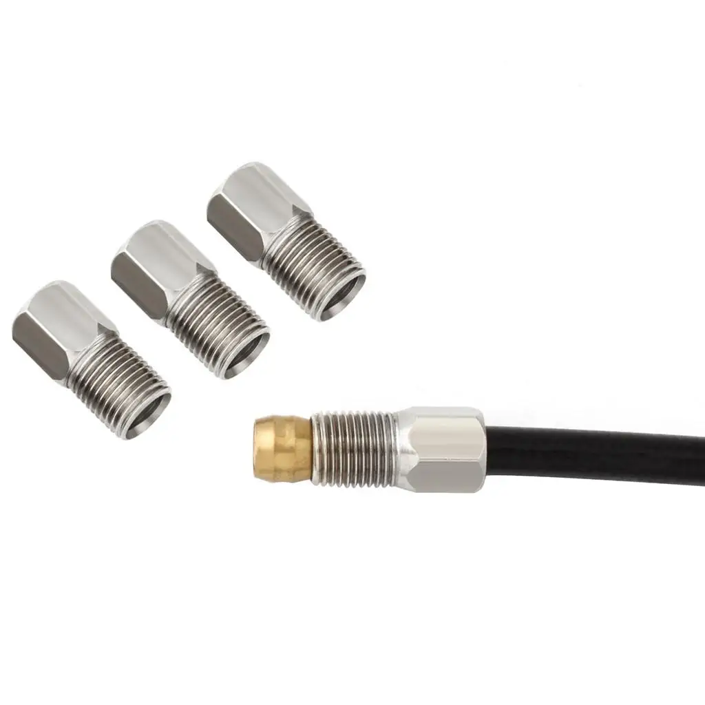 Велосипедный тормозной шланг соединитель масла дискового тормоза трубы винты