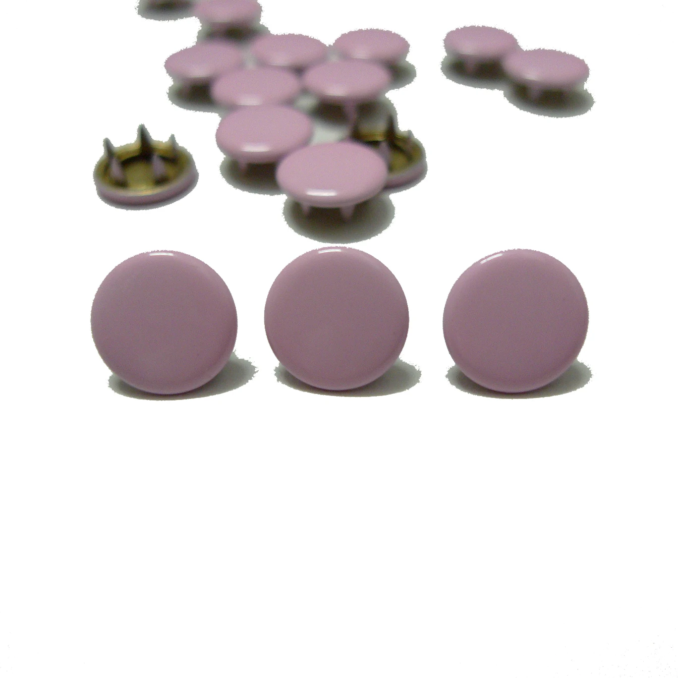 50 комплектов 10 мм однотонные пуговицы с розовыми зубцами #20 BABY Prym сертификат Oeko-Tex