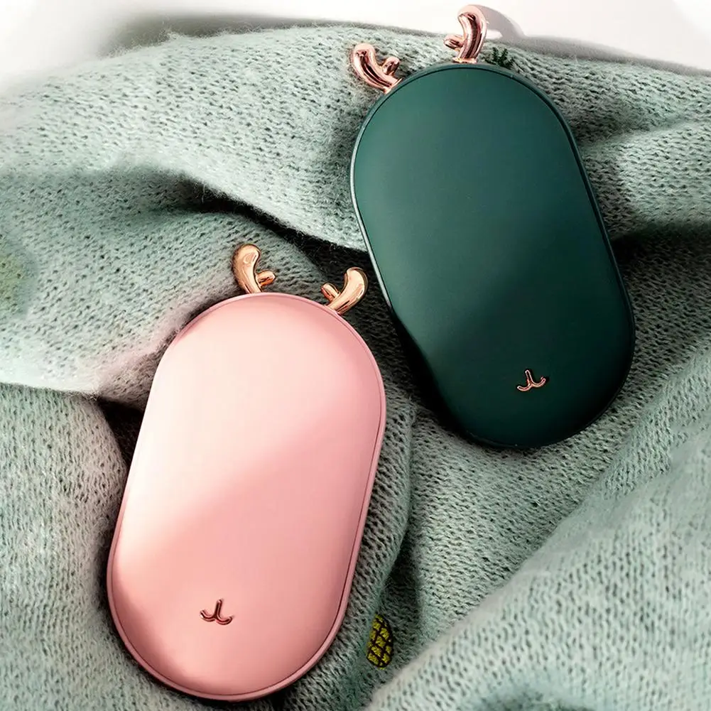 Перезаряжаемый ручной обогреватель 5200 мАч портативный обогреватель с долговременным нагревом электрический карманный повербанк для активного отдыха