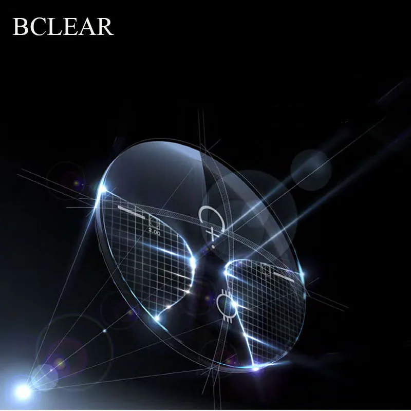 BCLEAR высокое качество линзы против синего света без прогрессивной формы по