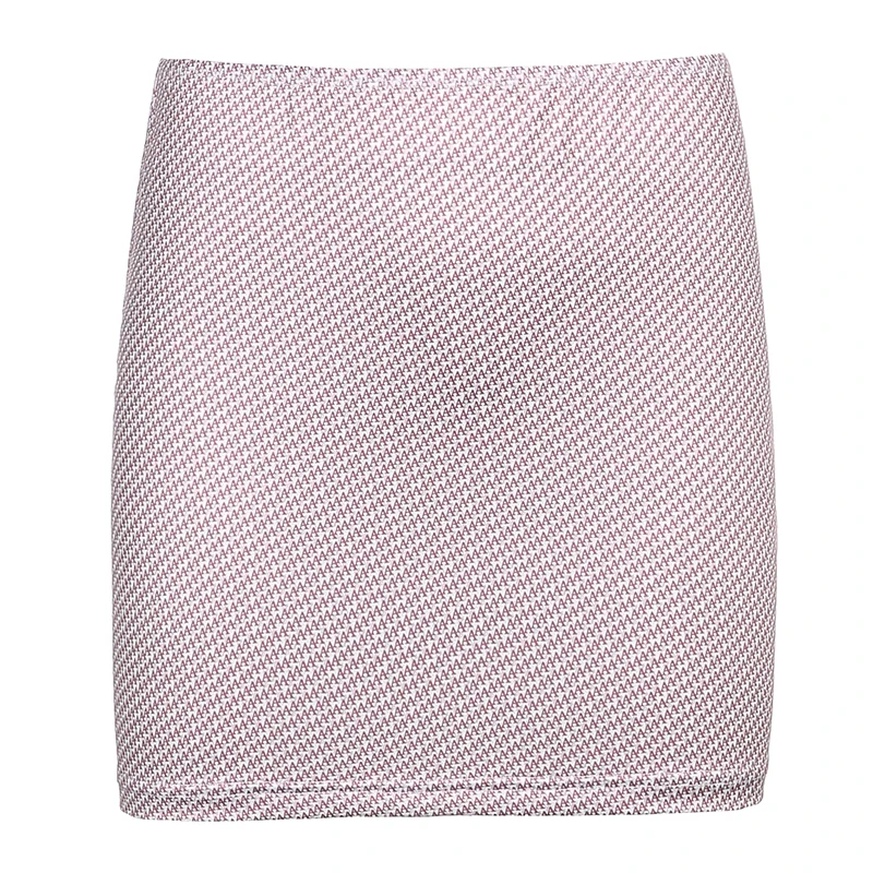 

Rockmore Pink Printed Pencil Skirts Y2K Cute Aesthetic Skinny Low Waist Mini Skirt Sexy Korean Harajuku Womens Clothes Party