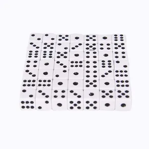 Набор из 50 шт.упак. белых игральных костей, шестисторонний декодер, настольная игра для дня рождения, 8 мм, стандартная пластиковая игра