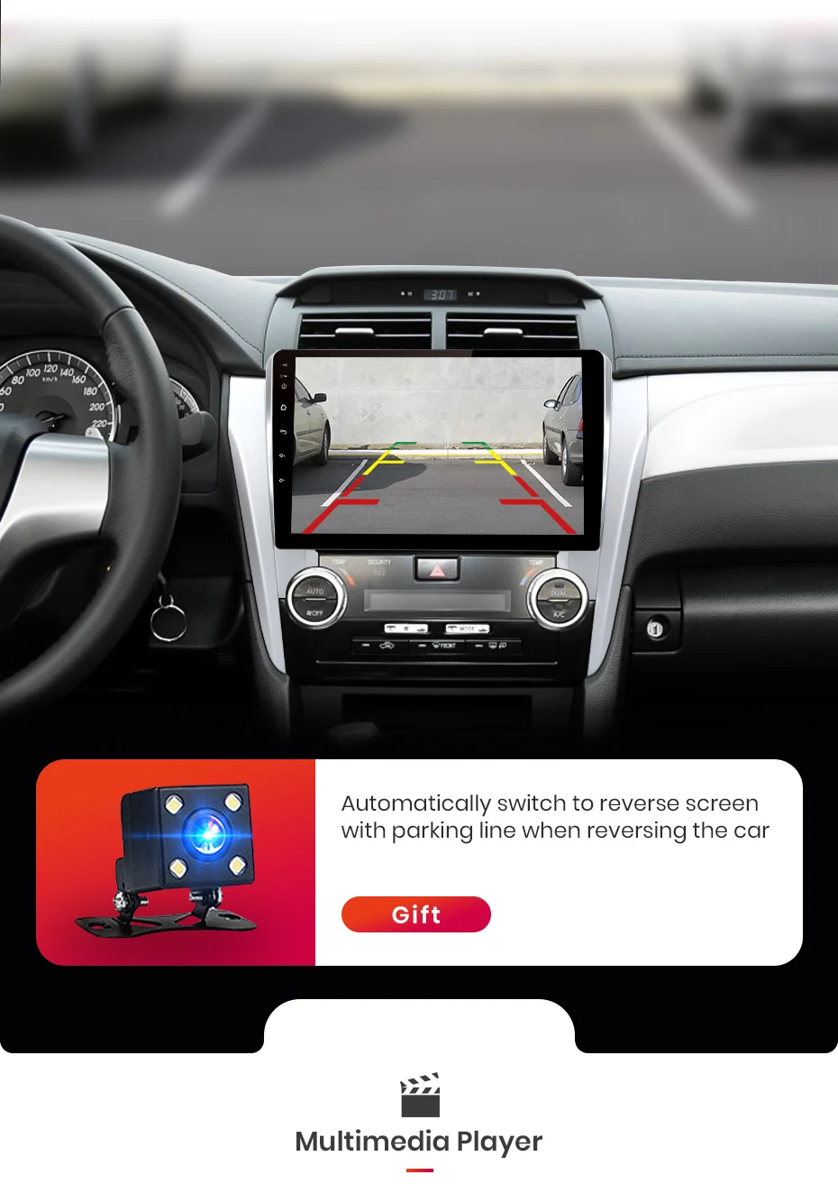 Junsun V1 pro 4G+ 64G CarPlay DSP Android 8,1 автомобильный Радио Мультимедиа стерео плеер gps для Toyota Camry 8 50 55 2011- 2Din DVD
