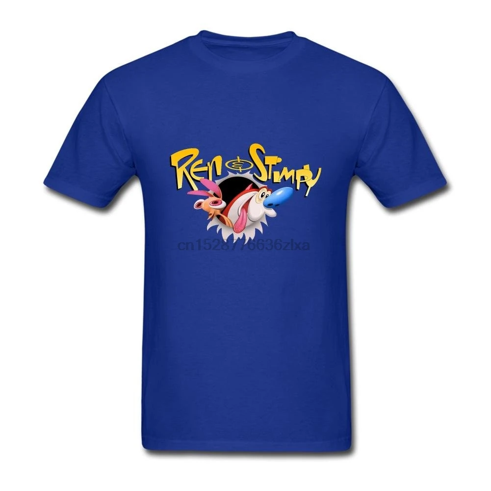 

Jinnsa Men's Ren and Stimpy Logo Short Sleeve T-Shirt