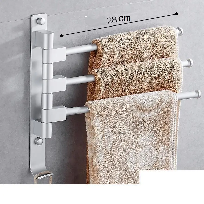 Estante Prateleira Parede Etagere Lazienka Estanteria Rotatable Salle De Bain Wall Shower Accessories Towel Rack Bathroom Shelf