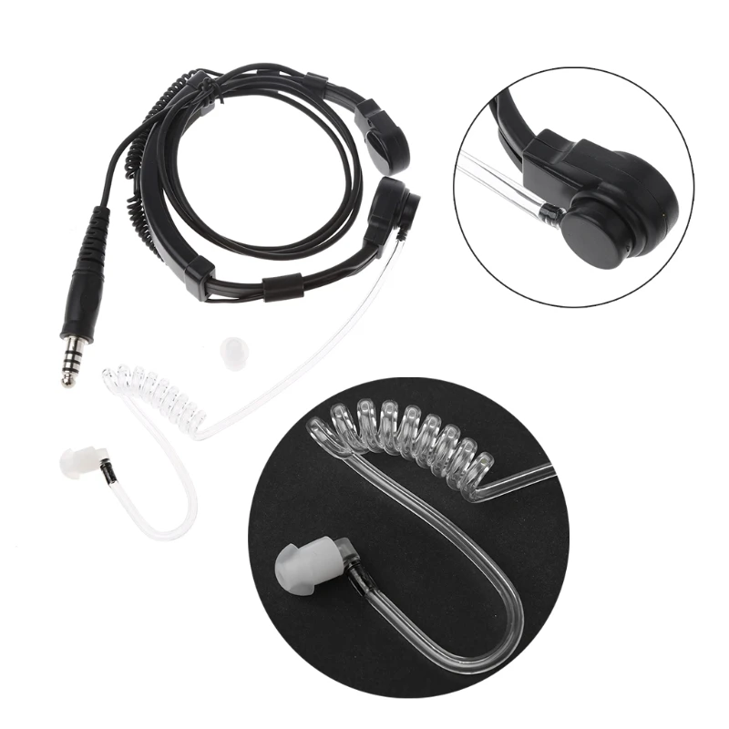 

Walkie Talkie Microphone U94 9R PTT Telescopic Throat Mic Earphone Radio Headset for Baofeng UV-9R BF-9700 BF-A58