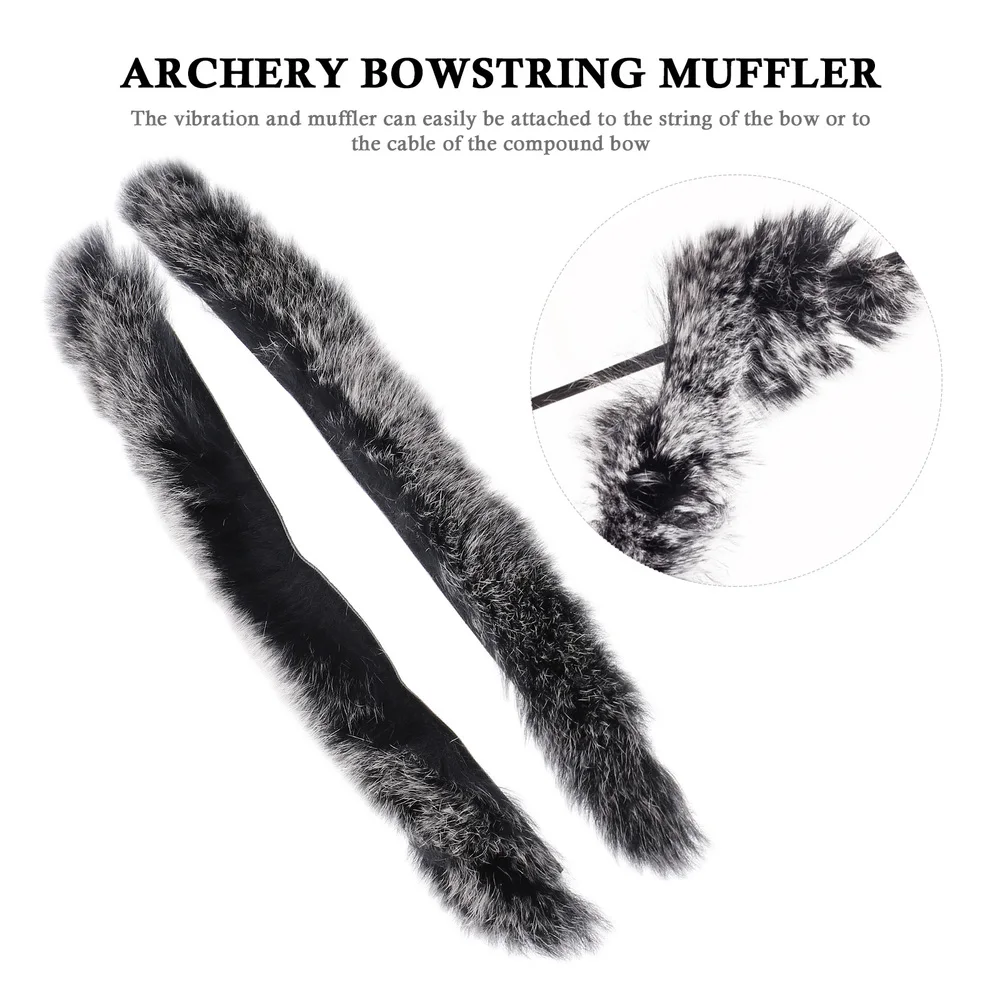 

2pcs Shock-absorbent Bow Silencer Recurve Bow Stabilizer Accessories