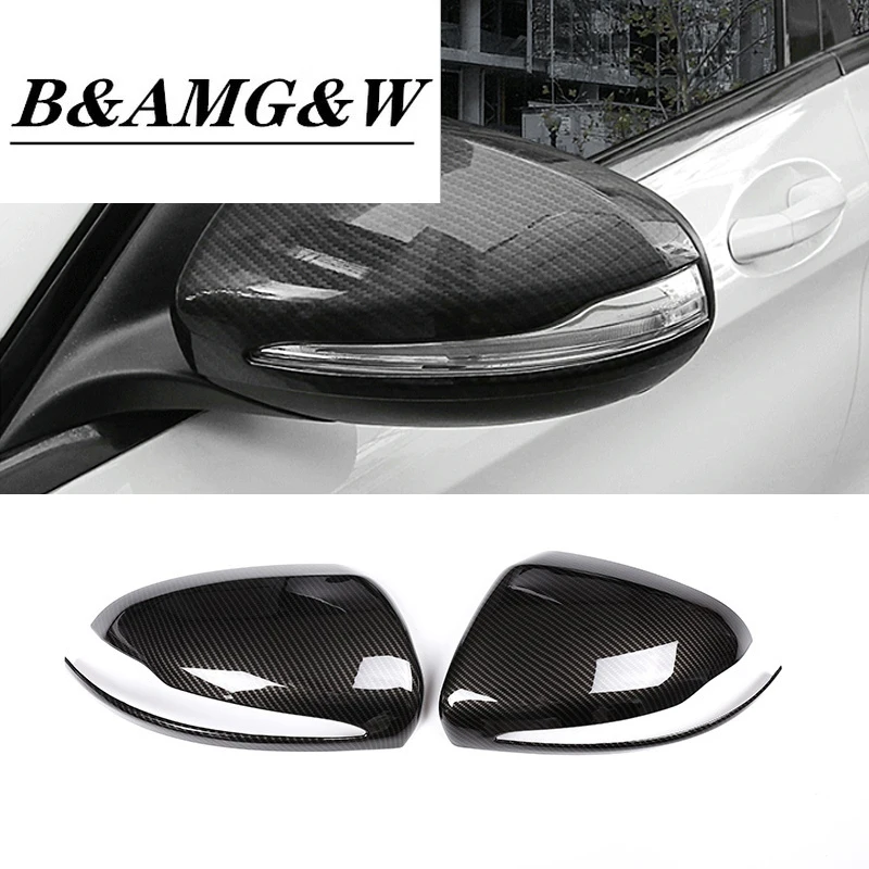 Автомобильная крышка для зеркала заднего вида из углеродного волокна отделка LHD