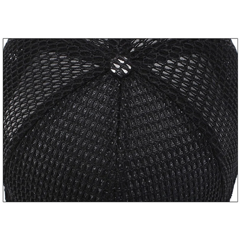 

Mesh Baseball Cap Golfs Trucker Hat Breathable Snapback Visor Mesh Plain for Outdoor SEC88