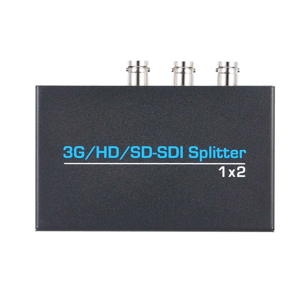 

SDI сплиттер SD/HD/ 3G SDI 1x2 сплиттер 1 вход и 2 выхода до 300 м/футов сигнал