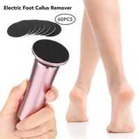 electric pedicure machine professional foot care file heels remove dead skin callus remover feet clean care with 60pcs sandpaper
