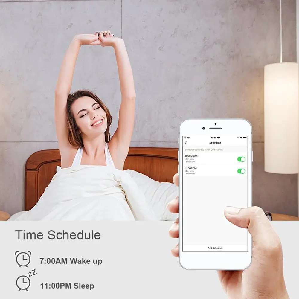Умная лампочка Wi Fi беспроводная умная лампа Домашний Светильник ing светодиодный