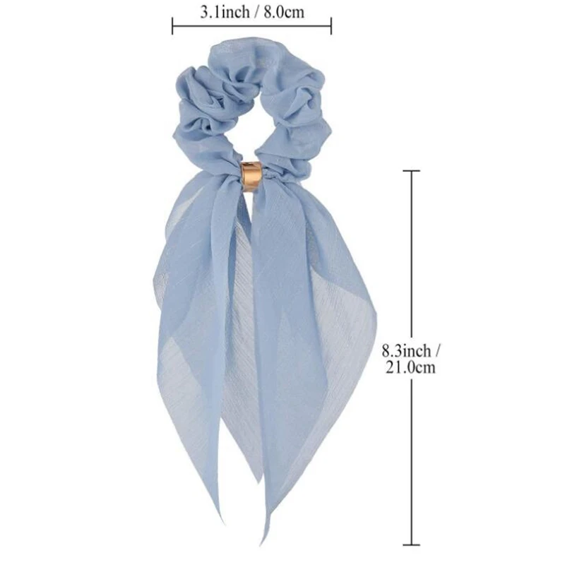 

Lace Hairband Ladies Ribbon Double Bow Hair Tie Women Lace Ponytail Hair Tie For Hair Accessories