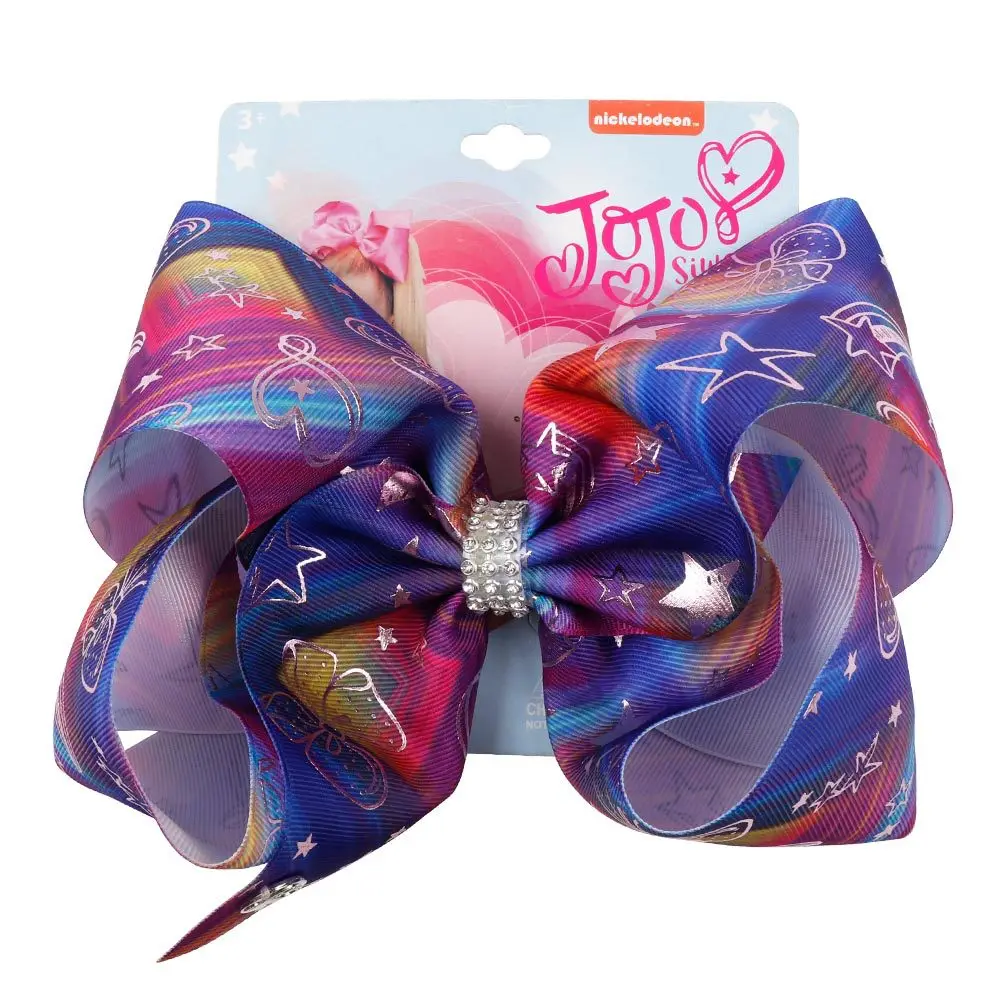 

Colourful Hair Bows Clips Print For Children Boutique Barrette Girls Hairpin Floral Headwear Kids Accessories Crystal Best Gifts