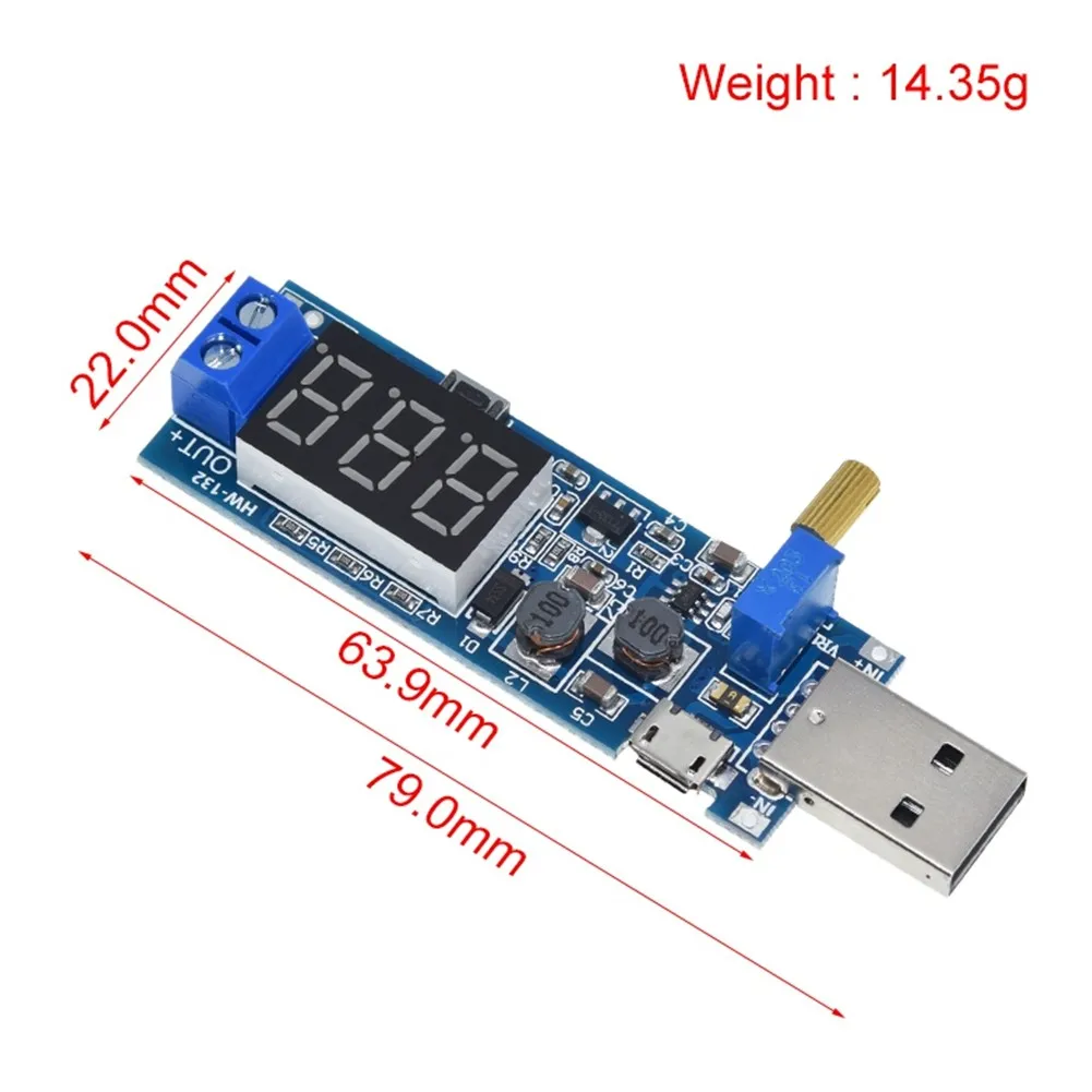 

DC-DC 5V To 3.5V/12V USB Step UP/Down Power Supply Module Converter DC 1.2V-24V Adjust Potentiometer To Get The Required