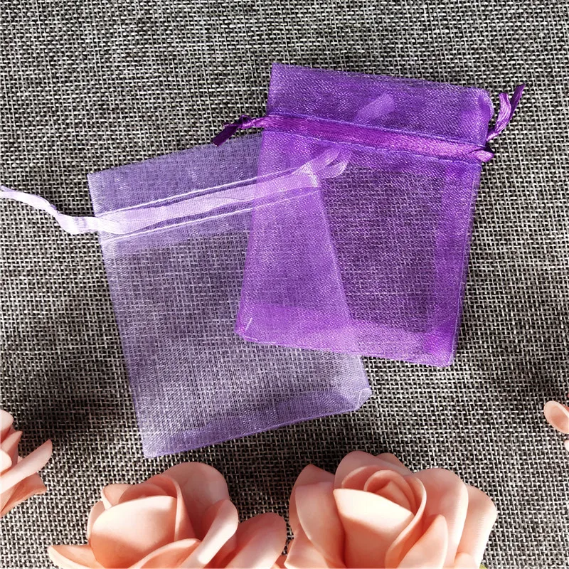 50 шт. Сумка из органзы сумка для ювелирных изделий свадебные украшения